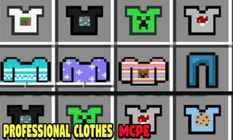 Professional Clothes Addon for Minecraft PE capture d'écran 1