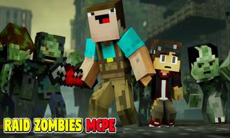 Raid Zombies Map for Minecraft PE captura de pantalla 1