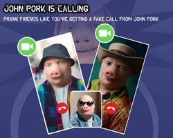 John Pork is Calling Affiche