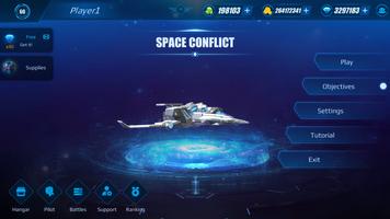 Space Conflict Cartaz