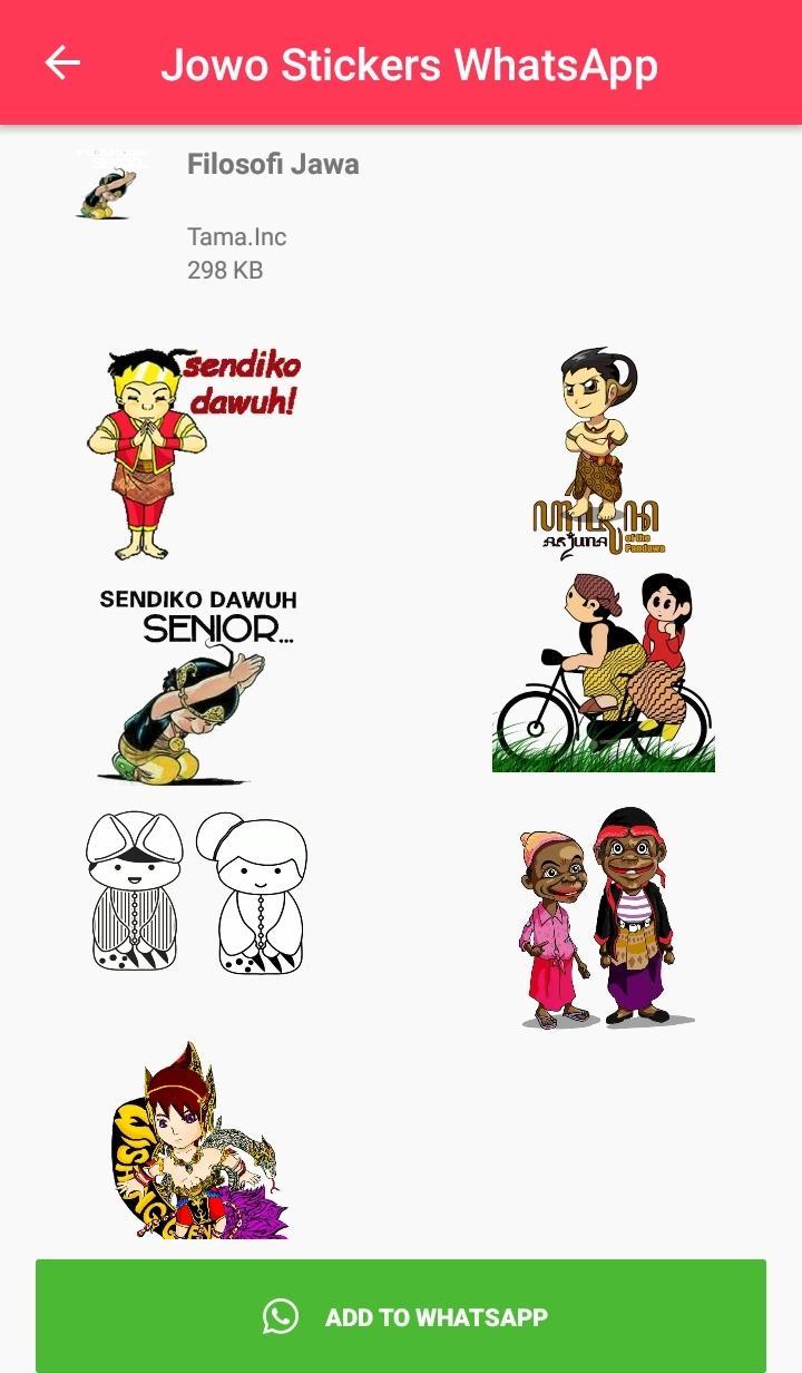 Sticker Whatsapp Jowo Hero For Wastickersapps For Android Apk