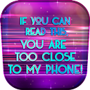 No Toques mi Teléfono Bloqueo de Pantalla APK