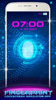 Empreinte Digitale Verrouillage App Simulator capture d'écran 1