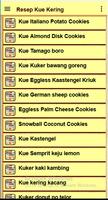 برنامه‌نما Resep Kue Kering عکس از صفحه