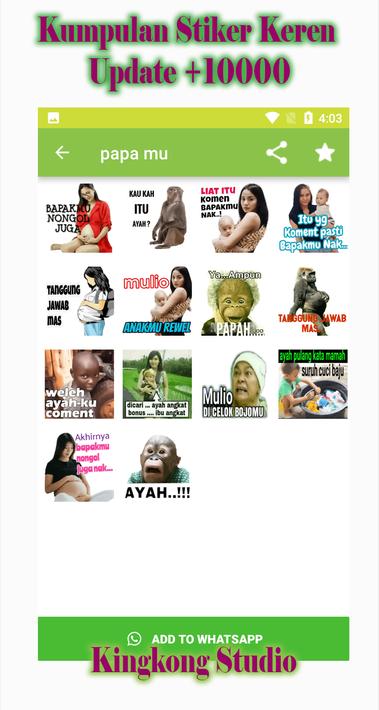 Kumpulan Sticker Lucu WA Terbaru for WAStickerApps for Android - APK
