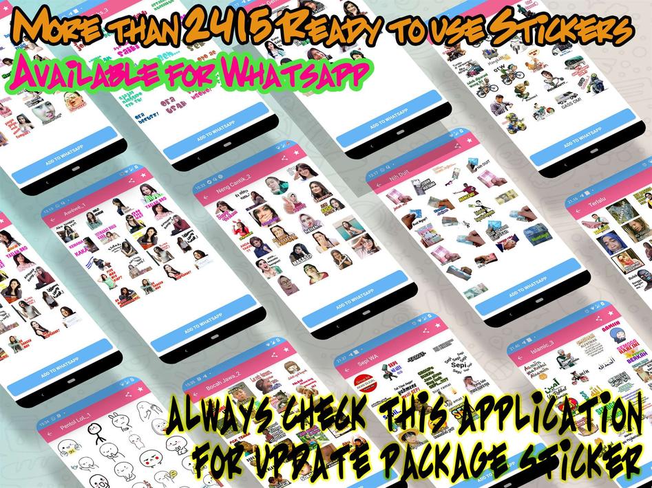 Kumpulan Sticker Lucu Keren pour Android - Téléchargez l'APK