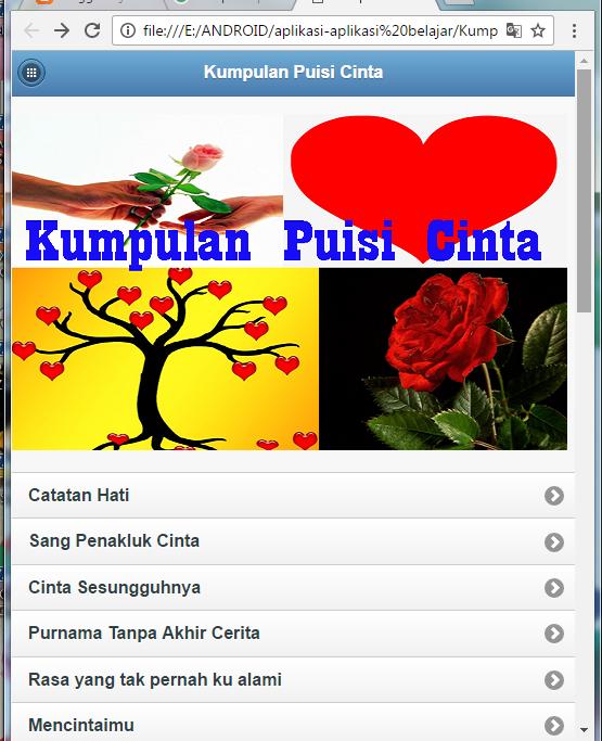 Syair Cinta Yang Tak Terbalas - Pantun Cinta