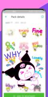 Kuromi Sticker Emoji WASticker Screenshot 2