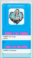 KAROL G songs and wallpaper Affiche