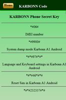 Mobiles Secret Codes of KARBONN скриншот 2