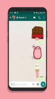 KAWAII WASTICKERAPP CUTE CHAT STICKER スクリーンショット 3