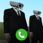 Fake call prank: skibidi ícone
