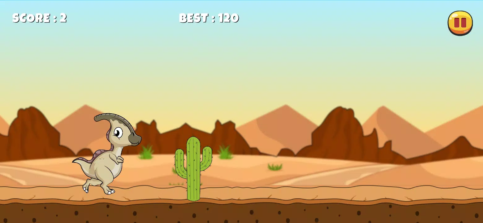 Jumping Dino Part 2- Gameplay Walkthrough (iOS, Android) 