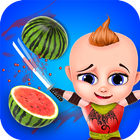 Little Baby Fruit Slice Farm - Free game icône