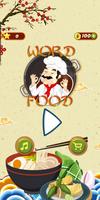 Word Food plakat