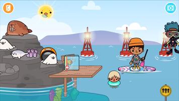 Surfing Toca Boca постер