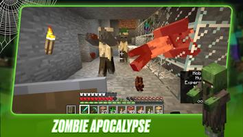 Zombie Apocalypse Minecraft PE Cartaz