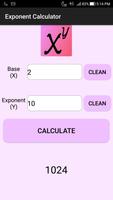 Exponent Calculator ảnh chụp màn hình 1