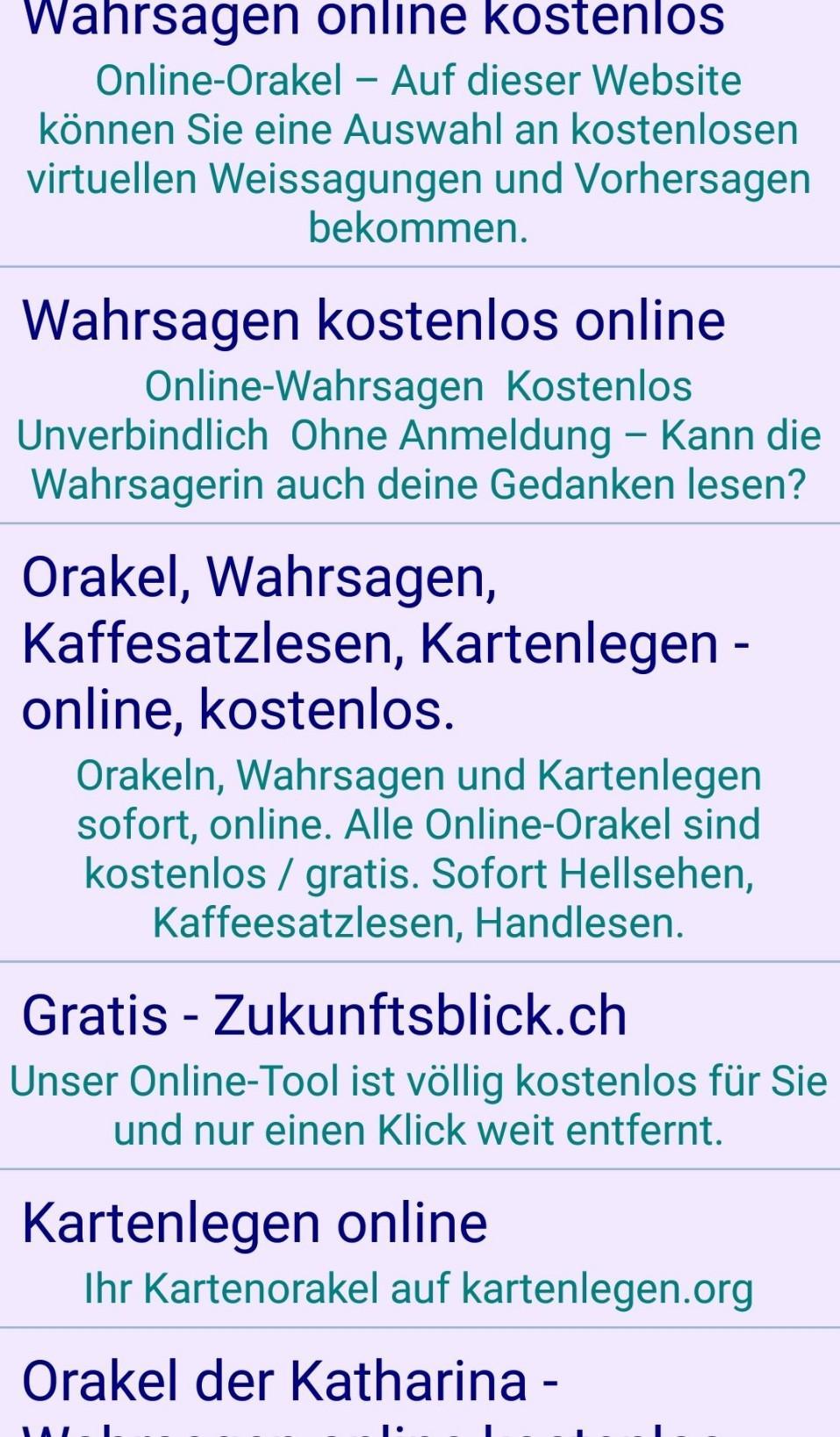 Wahrsagen Kostenlos Deutsch For Android Apk Download