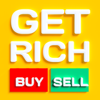 Buy Sell & Get Rich 3d Zeichen