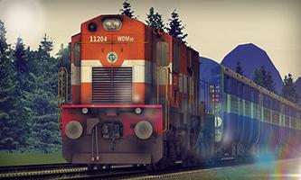 Indian Train Express Simulator Affiche