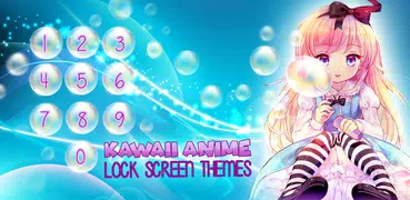Kawaii Anime Lock Screen Theme