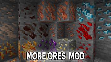 More Ores Mod Minecraft PE plakat