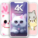 Cute Cat Wallpaper - Kawaii Cat Wallpaper, HD & 4K APK