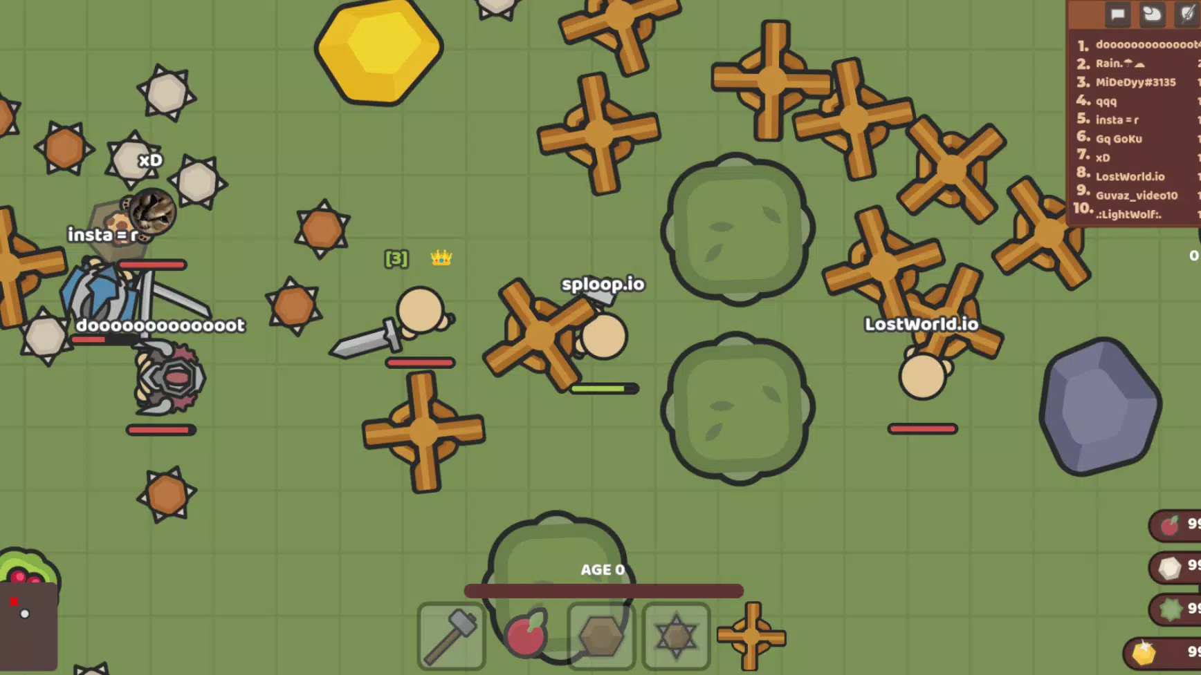 Building a Base!, MooMoo.io Gameplay