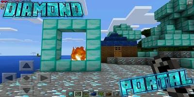 Poster MOD FOR MCPE- Diamond Portal