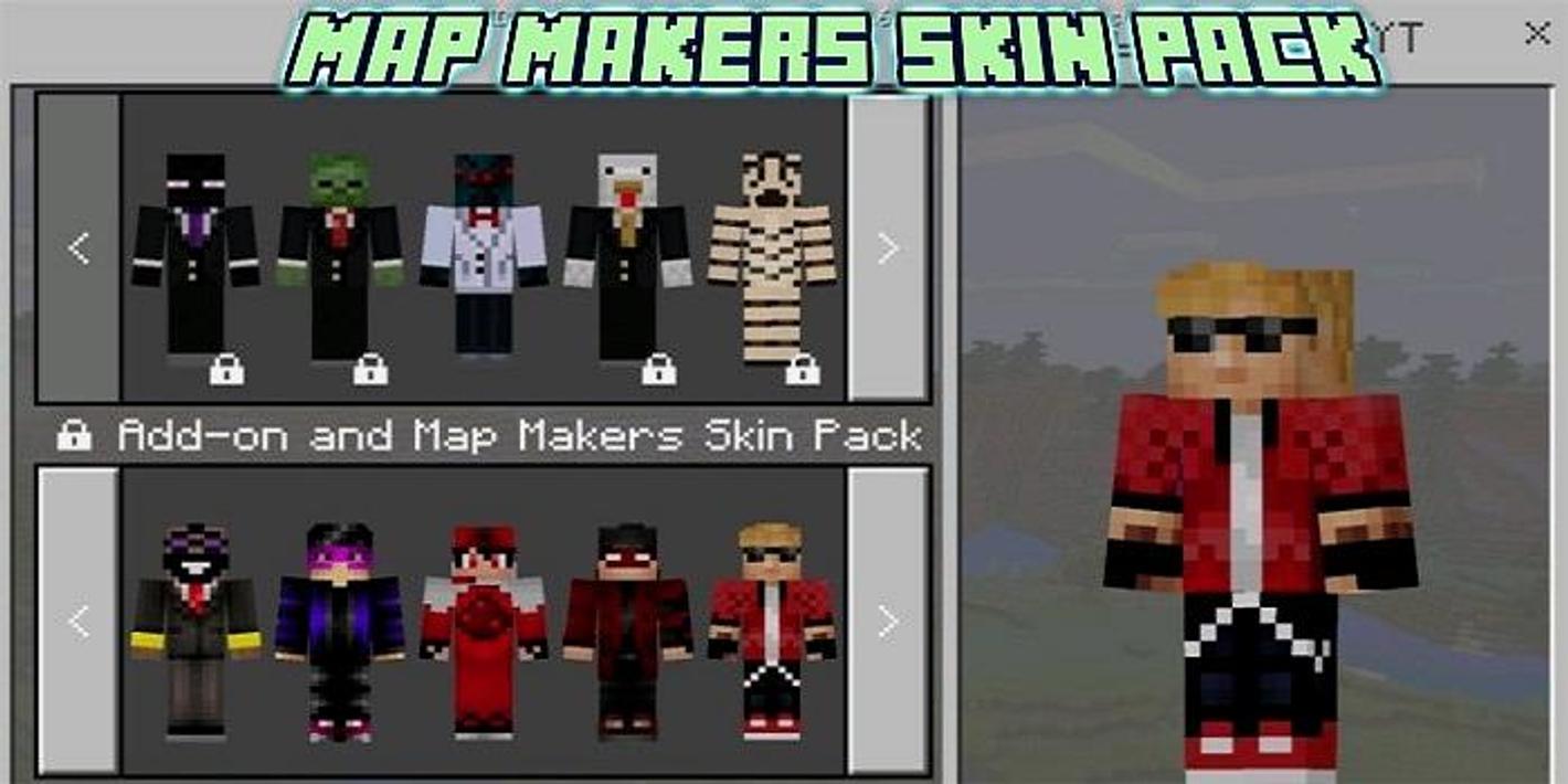 Makers Skin Pack Addons MCPE скриншот 2.