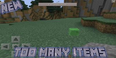 1 Schermata Too Many Items Mod PE