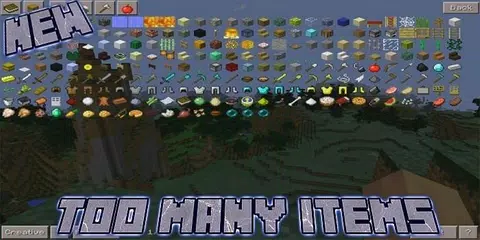 Too Many Items Mod PE APK 下載