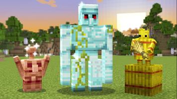 تعديلات Golems لماين كرافت PE الملصق