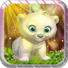 Cute White Bear Escape icon