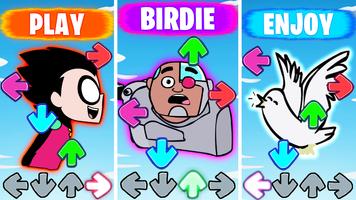 FNF Birdie VS Guys Look Mod Affiche