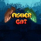 Fisher Cat - Minigames For Cats icône