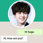 Live Chat With BTS Suga - Prank icône