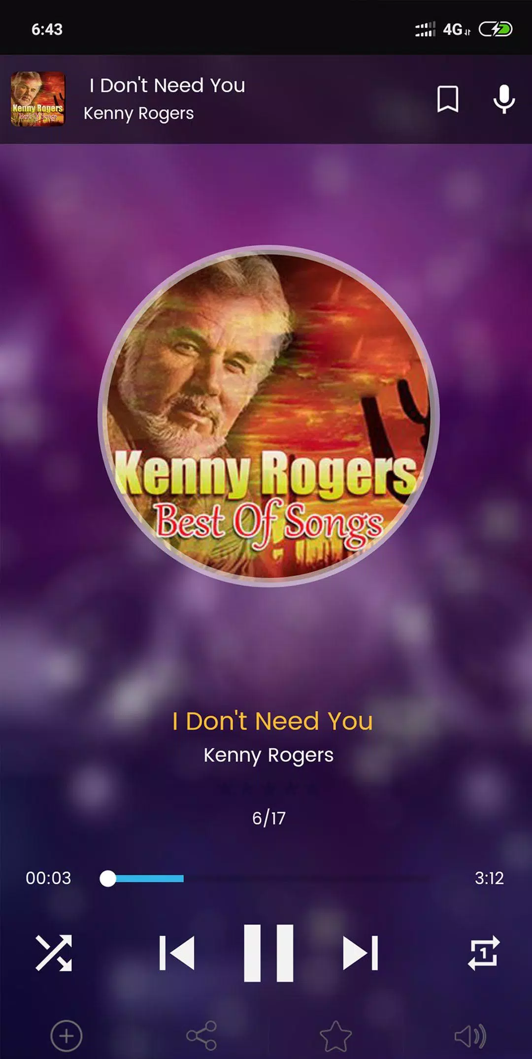 Best Of Kenny Rogers Songs Mp3 APK pour Android Télécharger