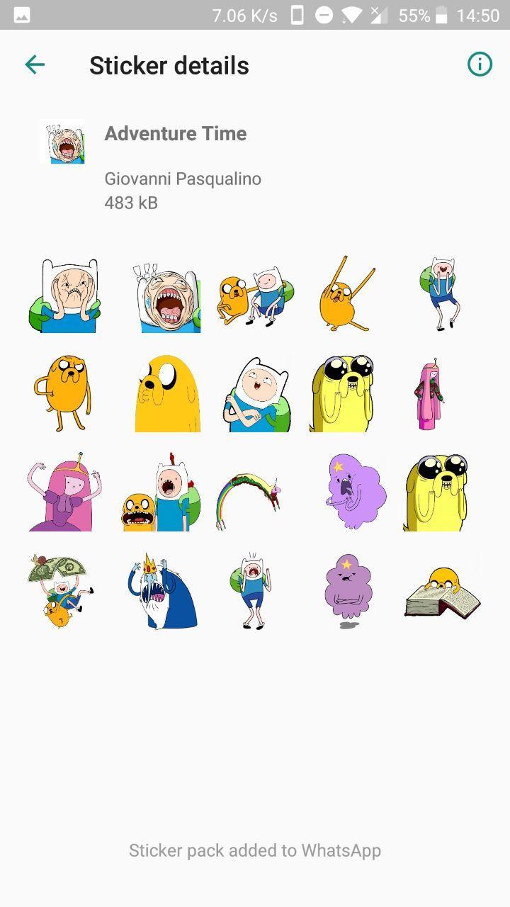 Spongebob Kermit Adventure Time Whatsapp Sticker For Android Apk