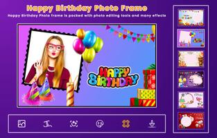 Happy Birthday Photo Frame poster