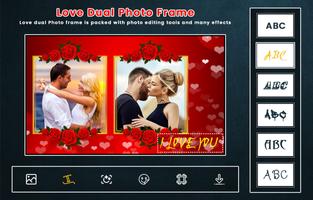 1 Schermata Love Dual Photo Frame