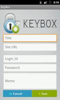 비밀번호 관리 KeyBox 키박스 암호관리 패스워드 Screenshot 1