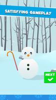 Snowman 3D Affiche