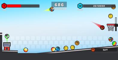 Basket Hoops 2D Pro Ekran Görüntüsü 1