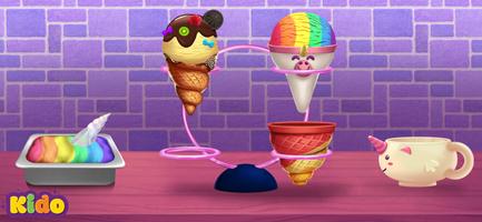 Ice Cream Making Game For Kids syot layar 3