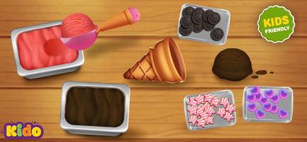 Ice Cream Making Game For Kids syot layar 1