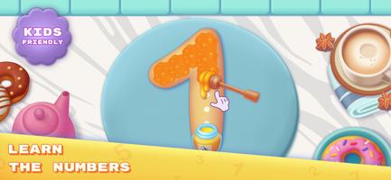 Donut 123 Numbers Kids Games 海报
