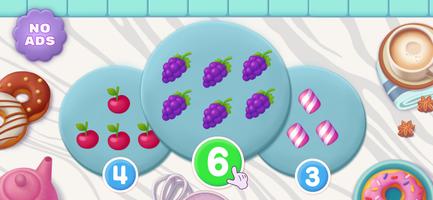 Donut 123 Numbers Kids Games 截图 1