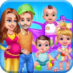 Mommy Daddy & Newborn Triplets Grown Up Nursery🍼 APK download